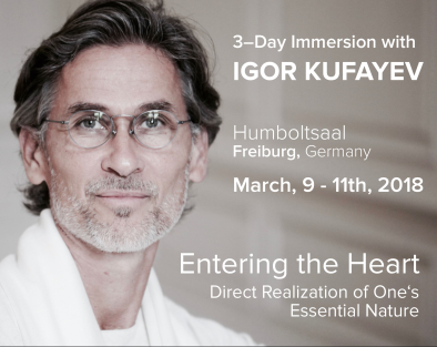 Entering The Heart - Direct Realization of One's Essential Nature, March 9th 11:00AM, 2018