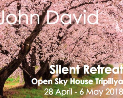 Silence Retreat with John David in Ukraine, Tripillya outside Kiev, April 28th, 2018