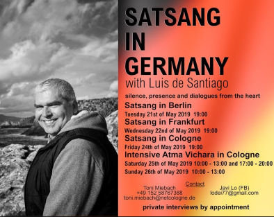 NINE-HOUR INTENSIVE ATMA VICHARA IN COLOGNE, May 25th 10:00AM, 2019